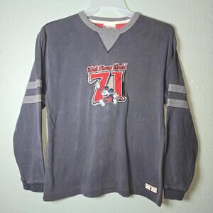 Vintage Walt Disney World Mickey Mouse S Est. in 1971 Crewneck Shirt Blue Grey
